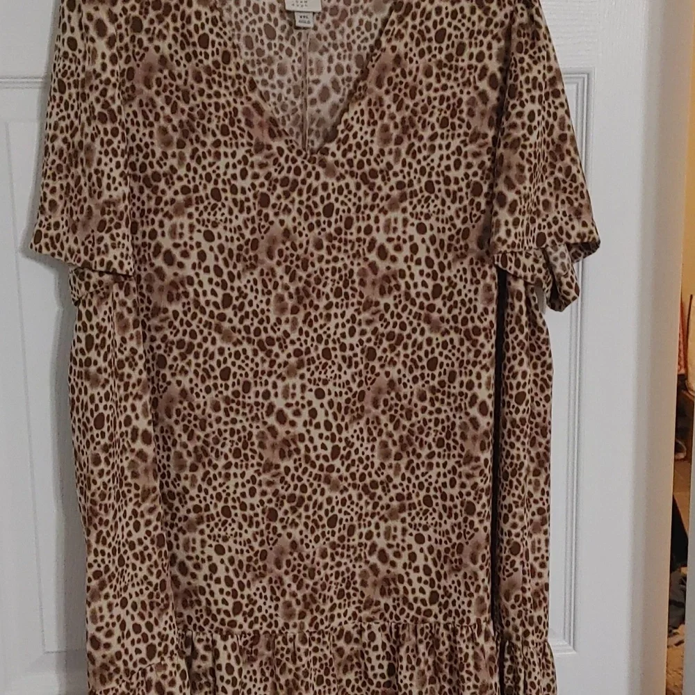 A New Day Leopard Print Dress 2xl Plus Size - Picture 4 of 7